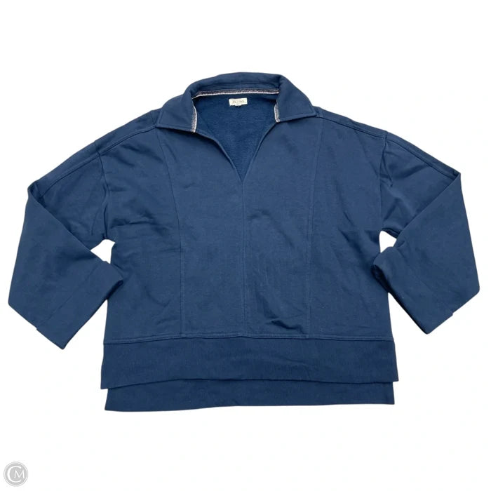Top Long Sleeve By Pilcro In Navy, Size: Xs