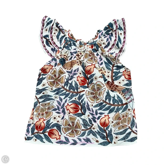 Top Sleeveless By Omika In Floral Print, Size: S