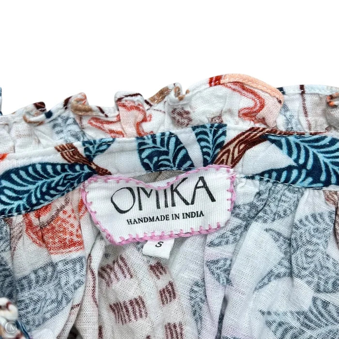 Top Sleeveless By Omika In Floral Print, Size: S