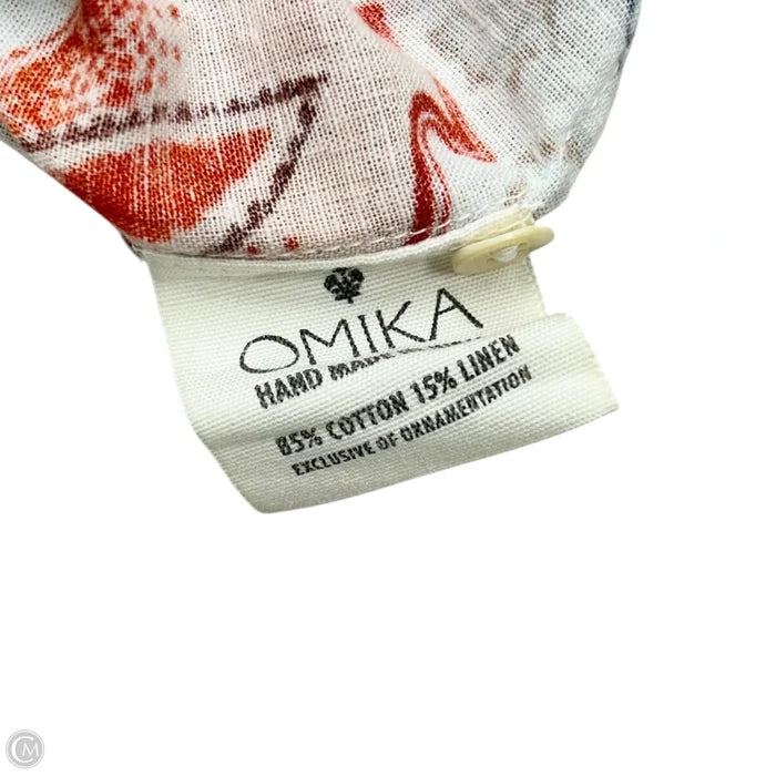 Top Sleeveless By Omika In Floral Print, Size: S