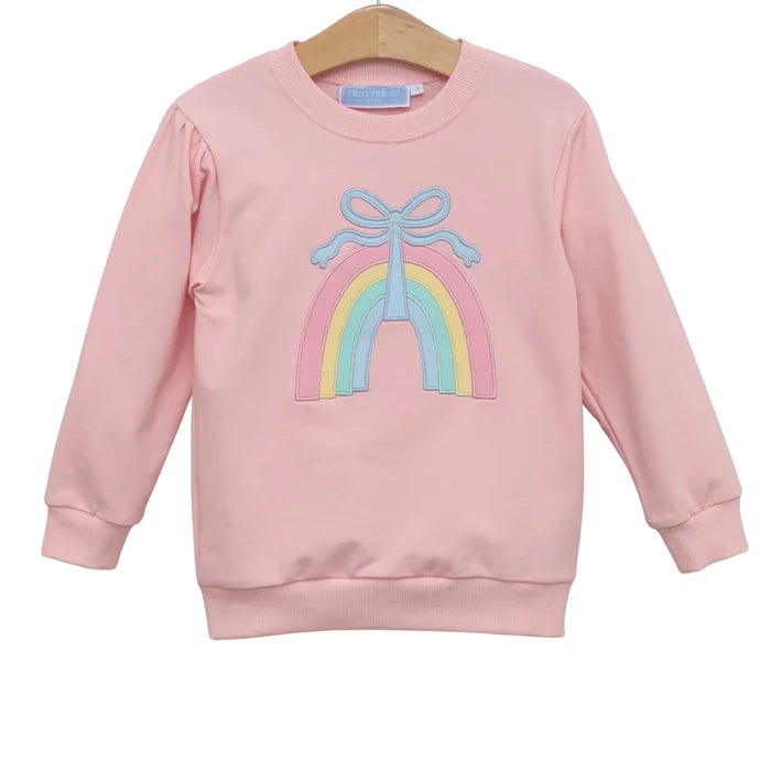 Trotter Street Kids - French Terry Sweatshirt - Rainbow