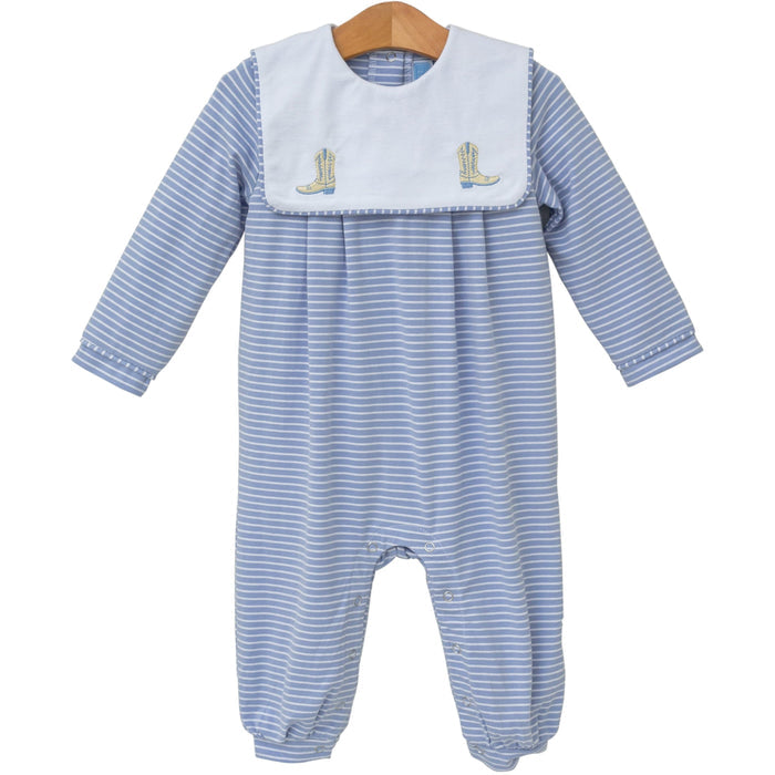 Trotter Street Kids - Playsuit - Embroidered Boots