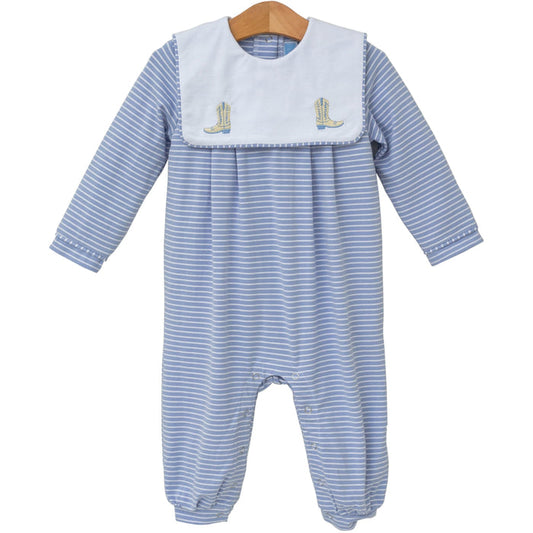 Trotter Street Kids - Playsuit - Embroidered Boots