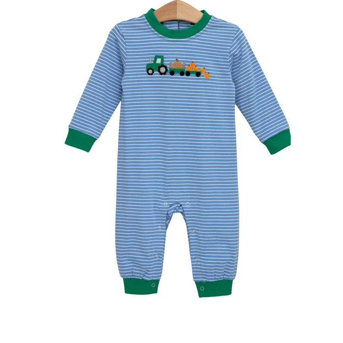 Trotter Street Kids - Playsuit - Tractor Trail