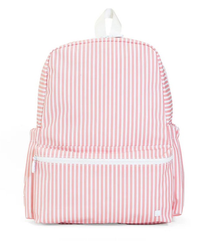 TRVL - Backpack - Dusty Rose Pimlico Stripe