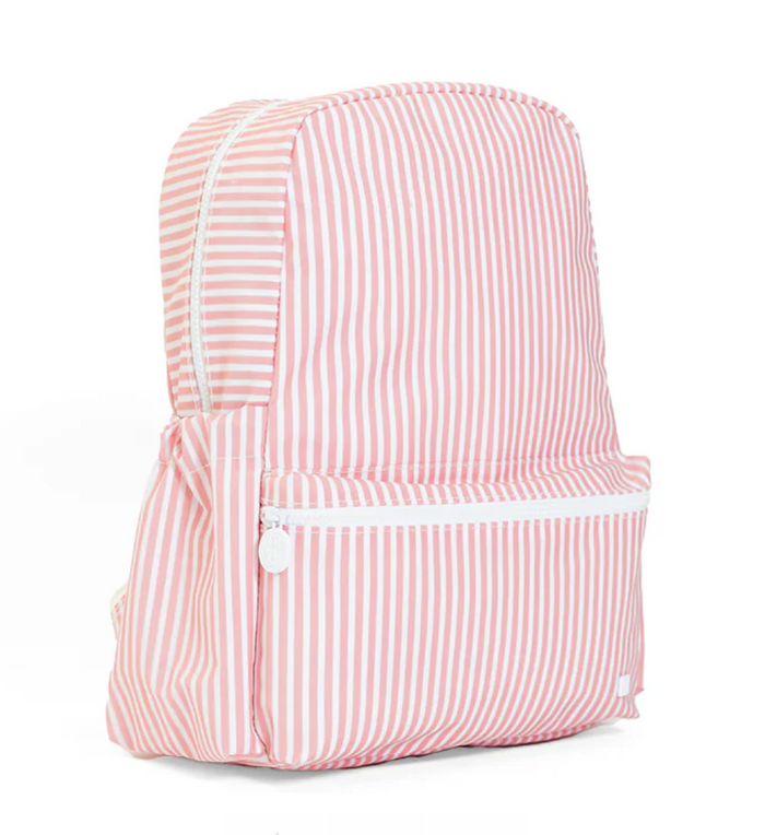 TRVL - Backpack - Dusty Rose Pimlico Stripe