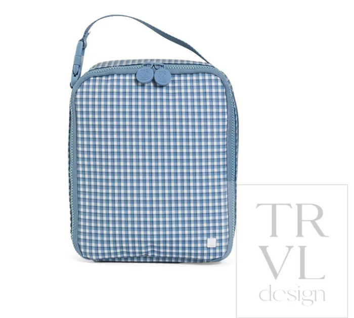 TRVL - Lunch Box - Rodeo Check Indigo