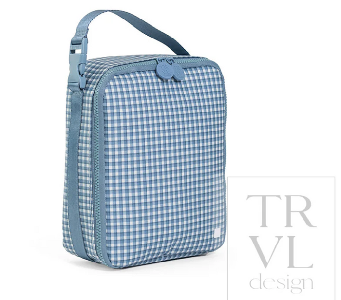 TRVL - Lunch Box - Rodeo Check Indigo