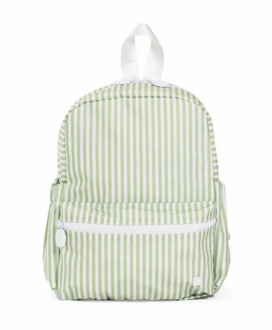 TRVL - Mini Backpack - Sage Pimlico Stripe