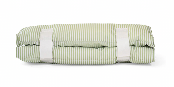 TRVL - Nap Mat - Sage Pimlico Stripe