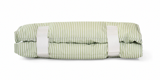 TRVL - Nap Mat - Sage Pimlico Stripe
