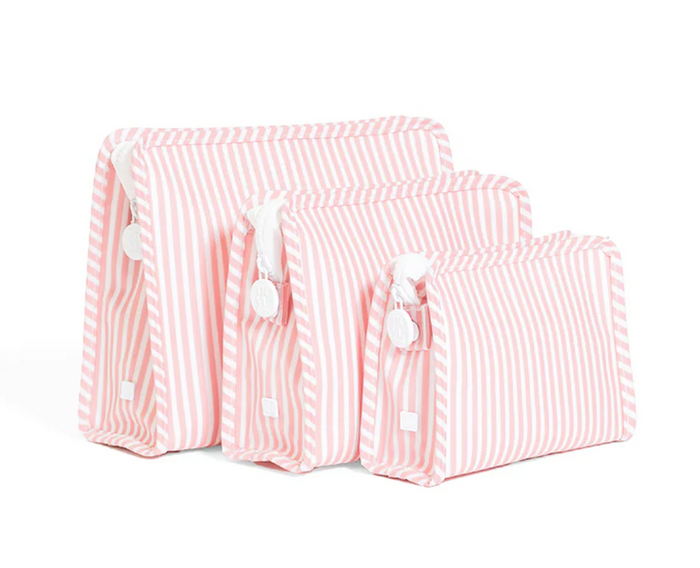 TRVL - Roadie Large - Dusty Rose Pimlico Stripe