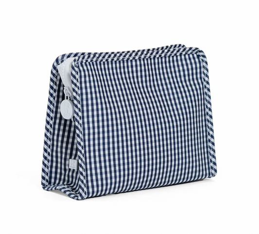 TRVL - Roadie Medium - Navy Blue Gingham