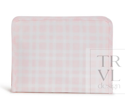 TRVL - Roadie Medium - Pimlico Plaid Pink