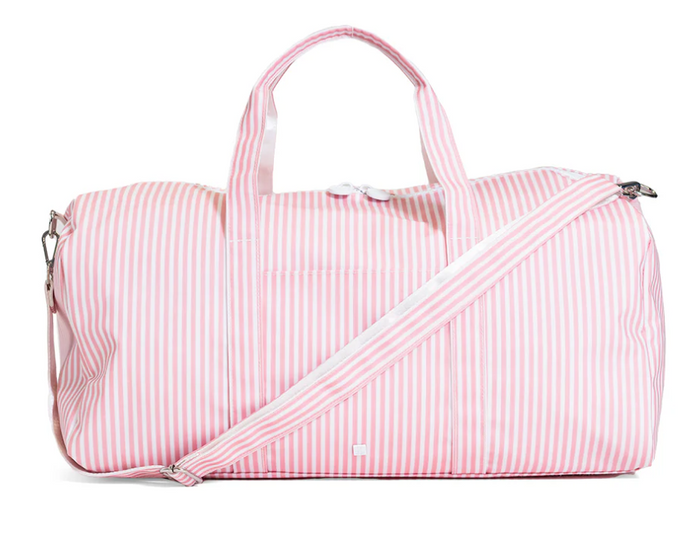 TRVL - XL Weekender - Pimlico Stripe - Dusty Rose