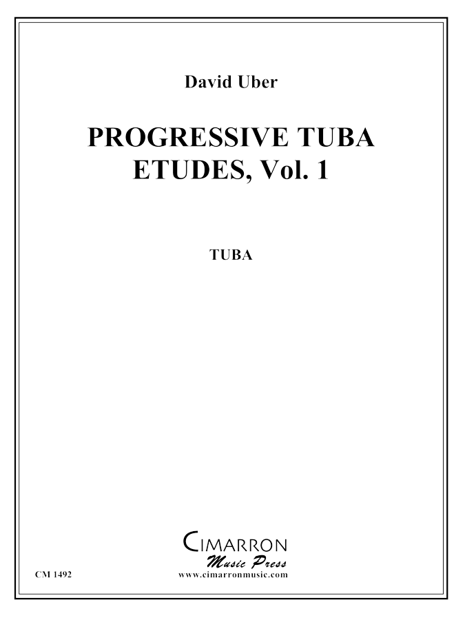 Uber, D - Progessive Tuba Etudes, vol. 1 - Tuba Methods