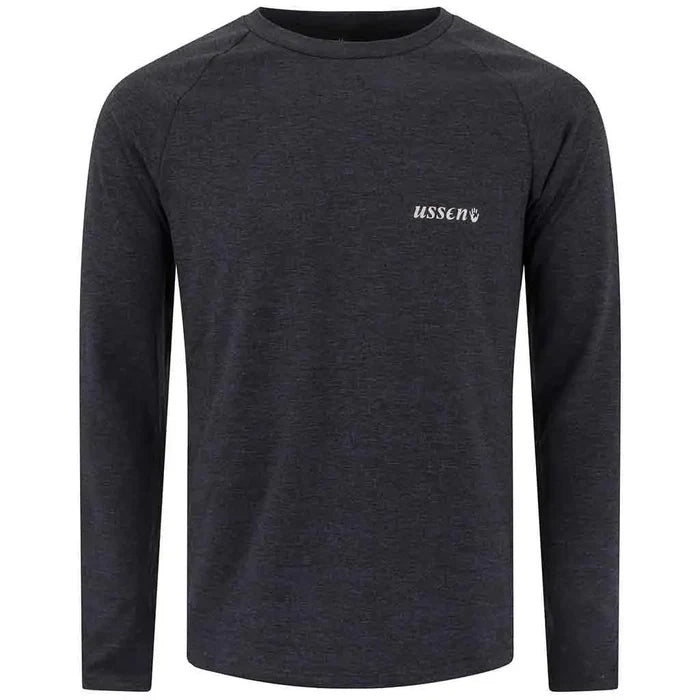 Ussen Baltic Crew Neck Black Thermal Shirt - John Bull Clothing  from  John Bull Clothing