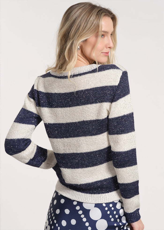 V-Neck Long Sleeve Sweater