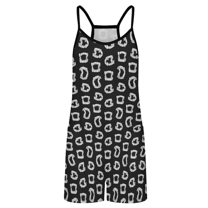 Vampire Teeth Romper (Adults) - PRE ORDER