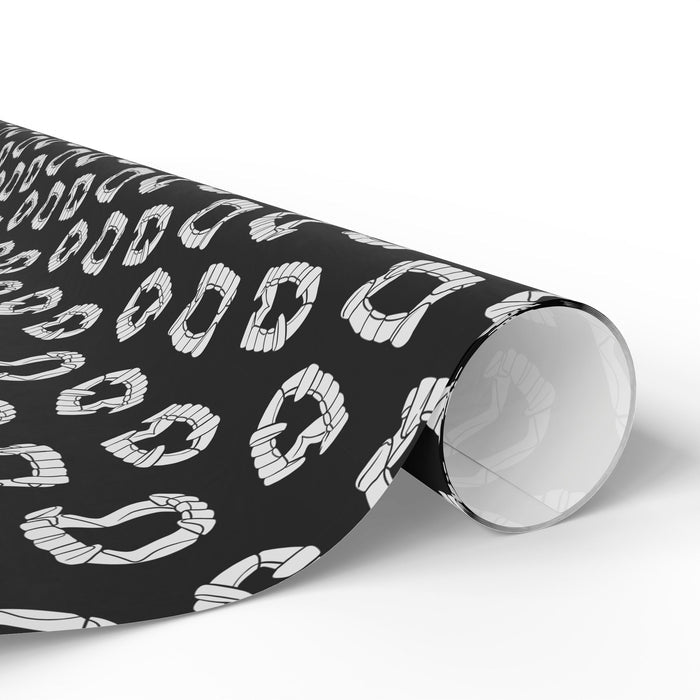 Vampire Teeth Wrapping Paper