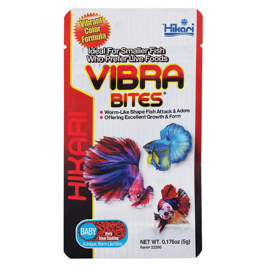 Vibra Bites Baby Tropical Fish Food 0.18oz