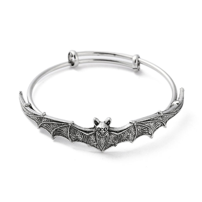 Victorian Bat Bracelet in Silver