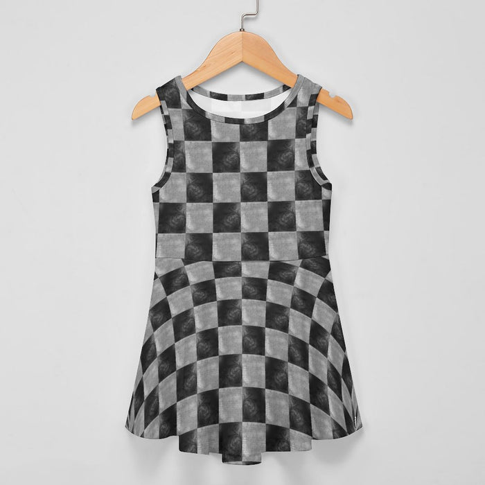 Victorian Checkerboard Sundress (Toddlers/Kids) - PRE ORDER