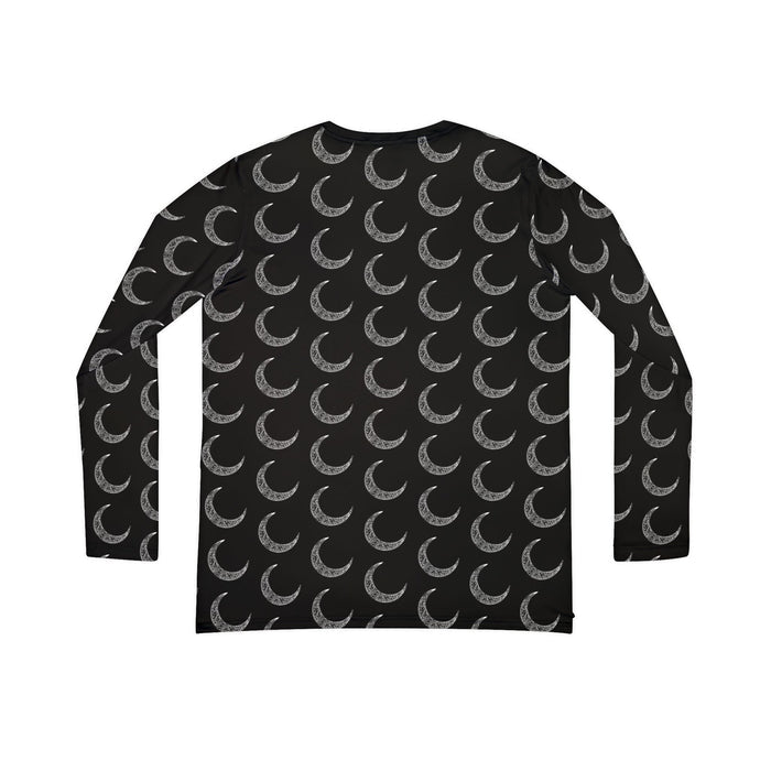 Victorian Crescent Moon Long Sleeve T-Shirt (Womens Cut)