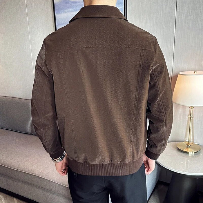 VINCENT casual jacket - AntoniosClothing - Coffee
