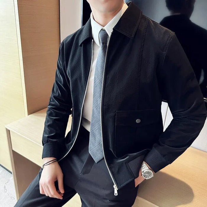 VINCENT casual jacket - AntoniosClothing - Coffee