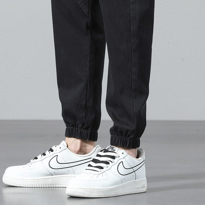 Vinny Denim Joggers - AntoniosClothing - Blue