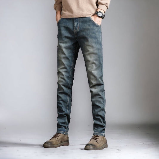 Vinny Vintage Jeans - AntoniosClothing - Blue-1