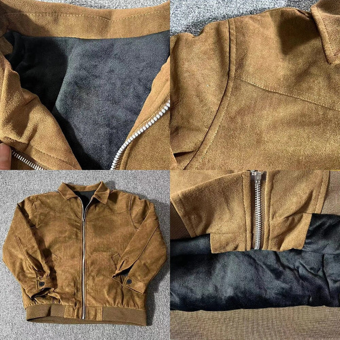 Vintage casual jacket - AntoniosClothing - Black thick