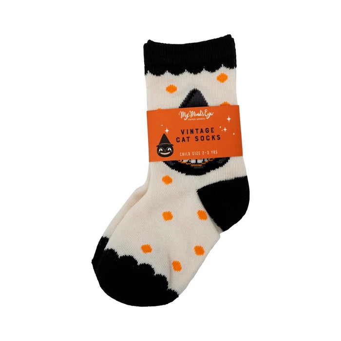 Vintage Cat Socks (Adults Only Left)