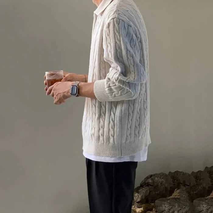 Vintage design sweater - AntoniosClothing - Khaki