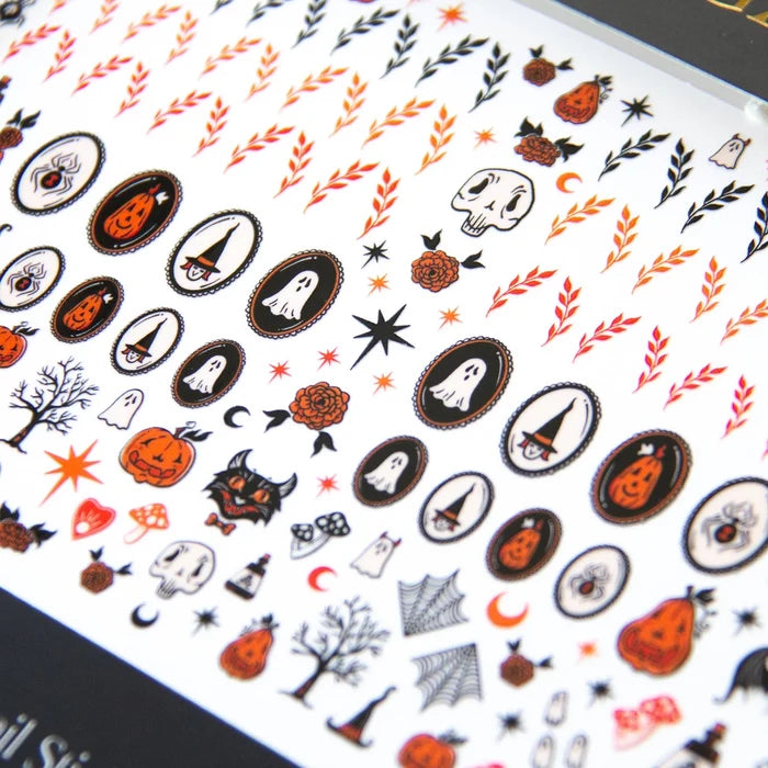 Vintage Halloween Nail Stickers