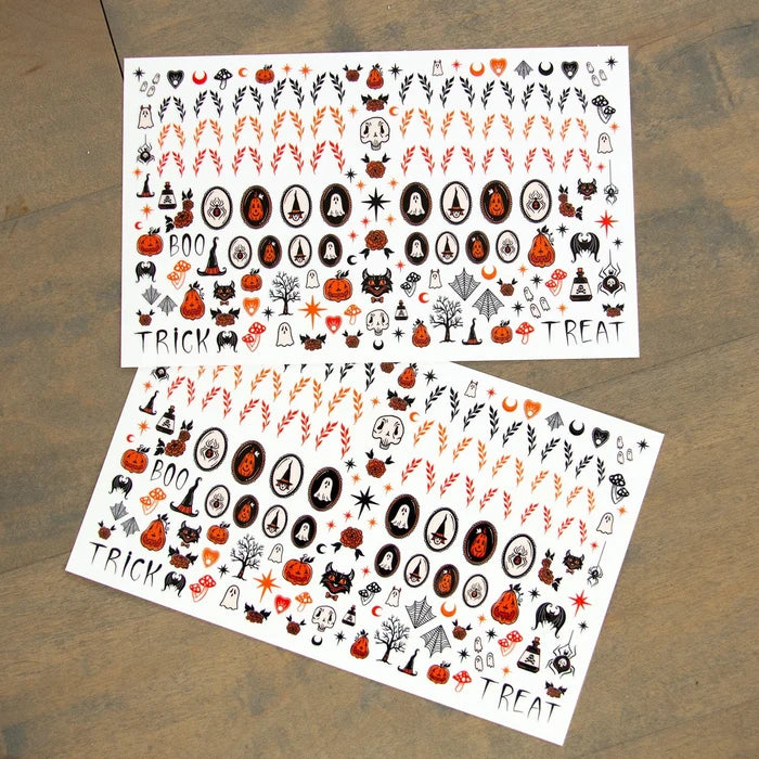 Vintage Halloween Nail Stickers