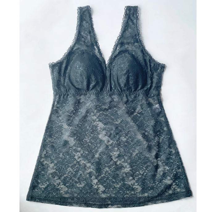 Viola All Lace Bra Camisole | Moss Green