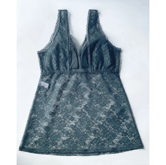 Viola All Lace Bra Camisole | Moss Green