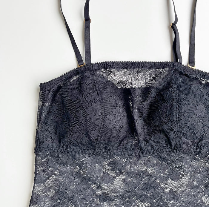 Viola Strapless Bra Camisole | Black
