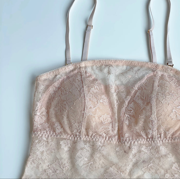 Viola Strapless Bra Camisole | Nude Pink