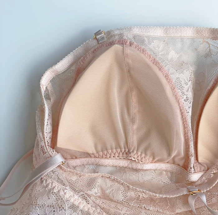 Viola Strapless Bra Camisole | Nude Pink