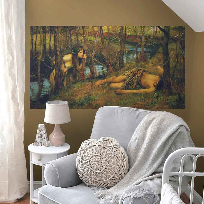 60 inch The Naiad Wall Decal Installed in Nursery