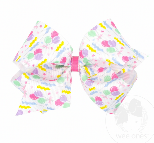 Wee Ones Bows - King - Birthday Multi Balloons