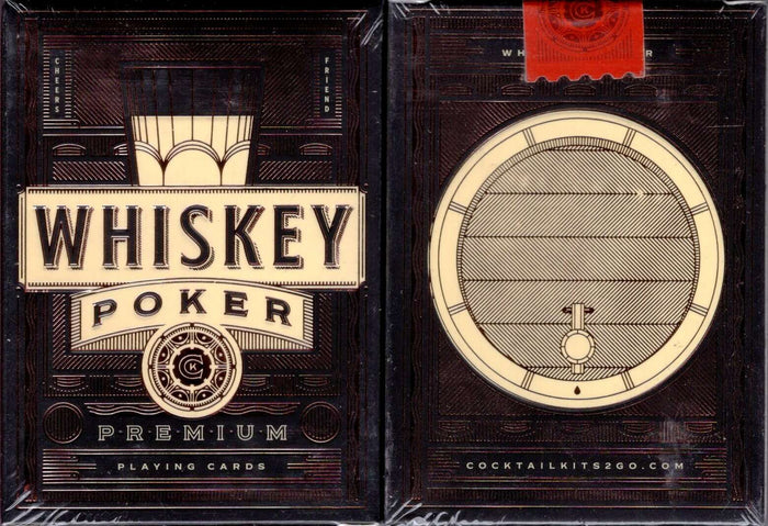 PlayingCardDecks.com-Whiskey Poker Playing Cards