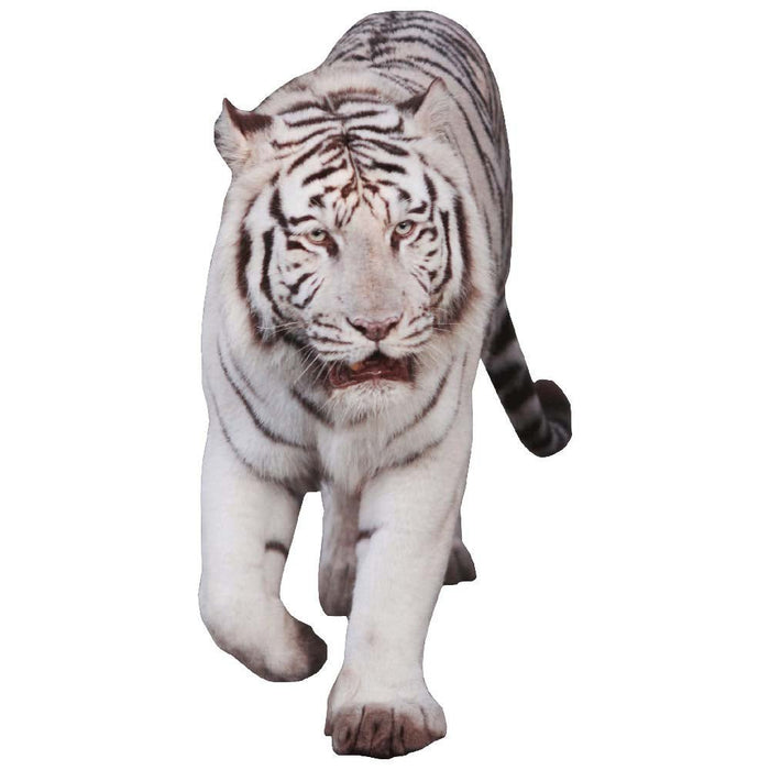 White Tiger Die-Cut Wall Decal Printed | Wallhogs
