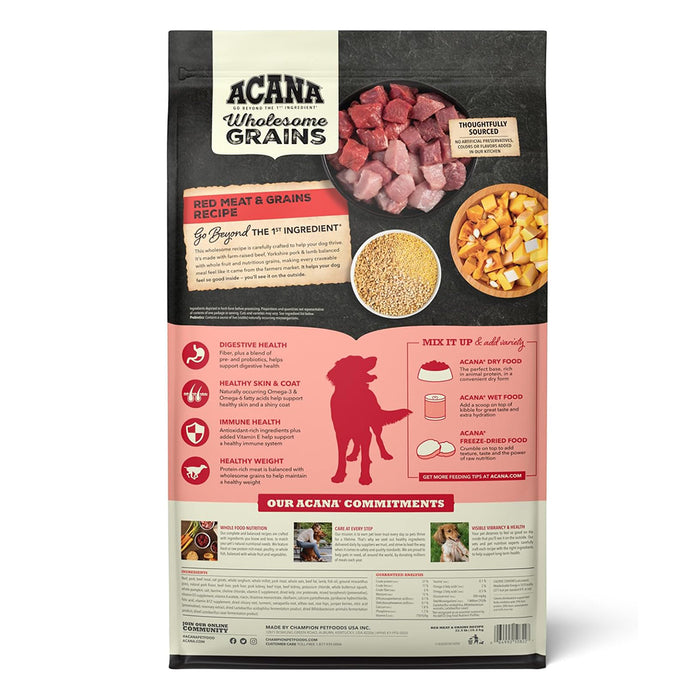 *Wholesome Grains Red Meat Recipe Dry Dog Food