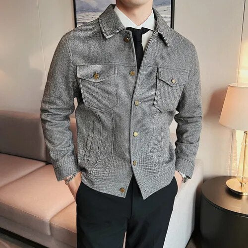 WINT casual jacket - AntoniosClothing - Dark Gray
