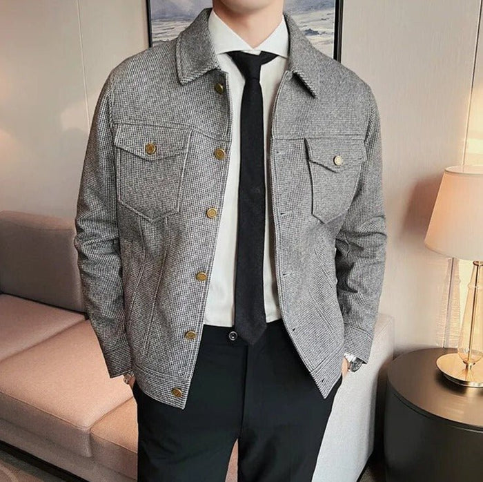 WINT casual jacket - AntoniosClothing - Dark Gray