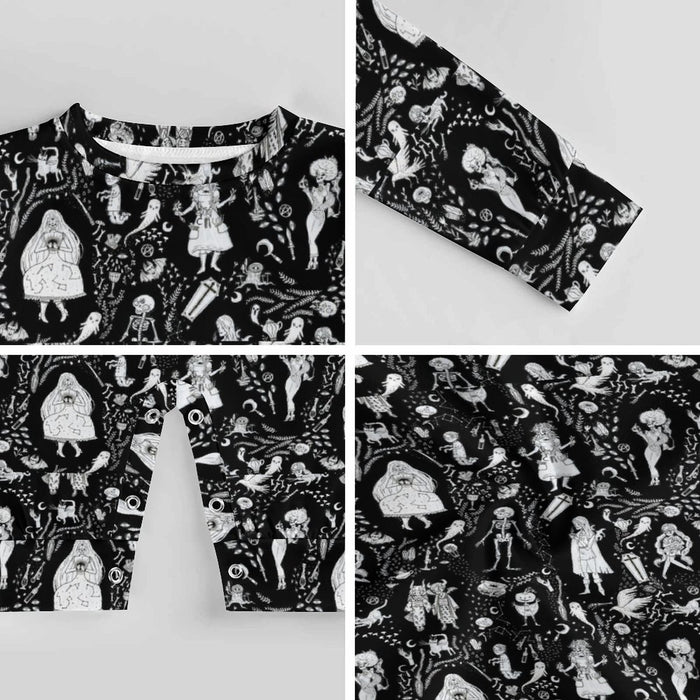 Witches Party PJ Romper (Babies/Toddlers) - PRE ORDER